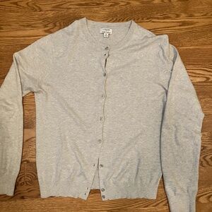 J Crew Classic Cotton Cardigan Sweater